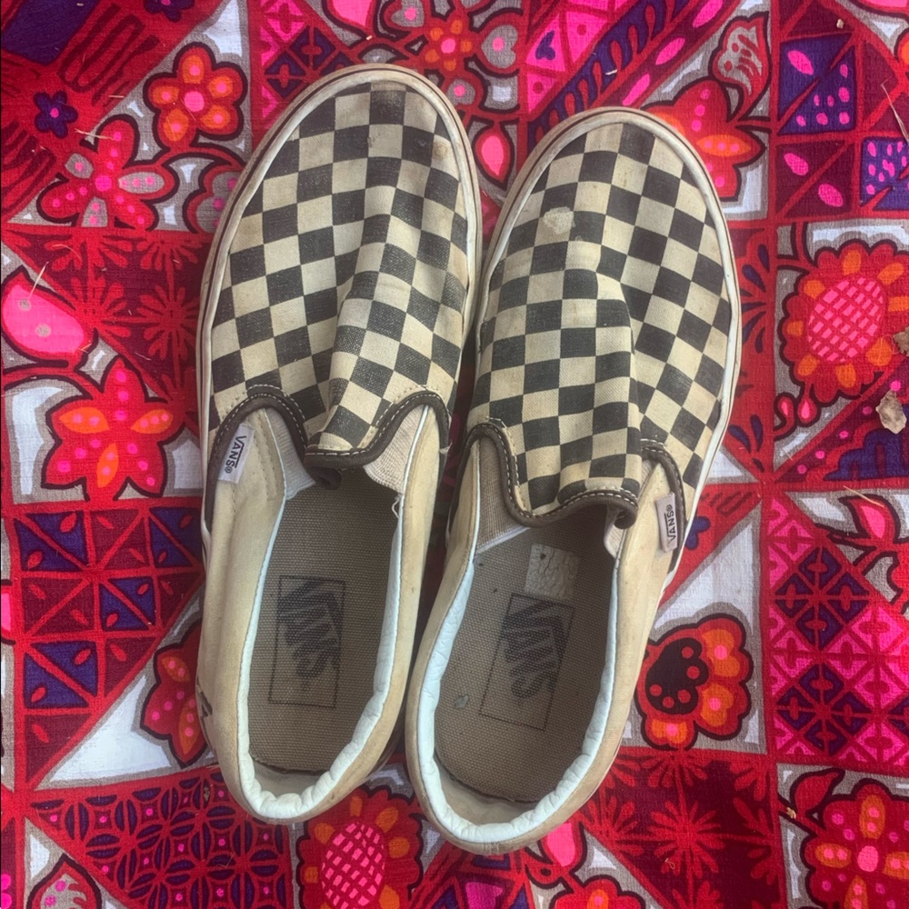 Checkered Vans